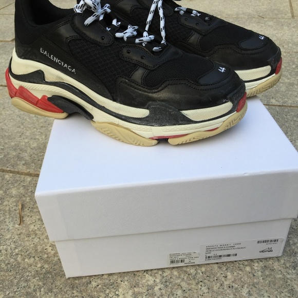 Mens Triple S Balenciagas size 44 - Picture 1 of 8